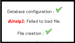 dUnzip2: Failed to load file.